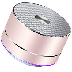Mini Altavoz Portatil Bluetooth Inalambrico Altavoces Estereo K01 para Sony Xperia 1 Oro Rosa