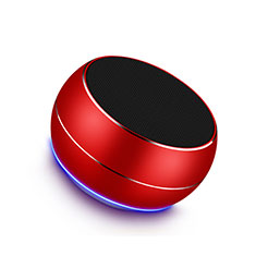 Mini Altavoz Portatil Bluetooth Inalambrico Altavoces Estereo para Samsung Galaxy Book Flex 15.6 NP950QCG Rojo