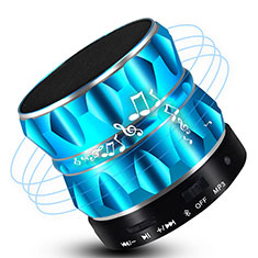 Mini Altavoz Portatil Bluetooth Inalambrico Altavoces Estereo S13 para Motorola Moto G4 Plus Azul Cielo