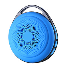 Mini Altavoz Portatil Bluetooth Inalambrico Altavoces Estereo S20 para Samsung Galaxy M13 4G Azul Cielo