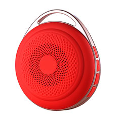 Mini Altavoz Portatil Bluetooth Inalambrico Altavoces Estereo S20 para LG K62 Rojo