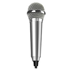Mini Microfono Estereo de 3.5 mm M04 para Huawei Mate 20 Pro Plata