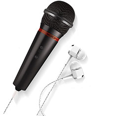 Mini Microfono Estereo de 3.5 mm M05 para Oppo A2x 5G Negro