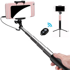 Palo Selfie Stick Bluetooth Disparador Remoto Extensible Universal S15 para Huawei Mate 10 Pro Negro