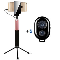 Palo Selfie Stick Bluetooth Disparador Remoto Extensible Universal S15 para Oppo Reno4 4G Oro