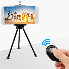 Palo Selfie Stick Bluetooth Disparador Remoto Extensible Universal S26 para Realme X3 SuperZoom Negro