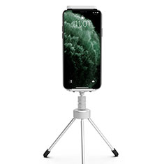 Palo Selfie Stick Tripode Bluetooth Disparador Remoto Extensible Universal T17 para Samsung Galaxy M20 Plata