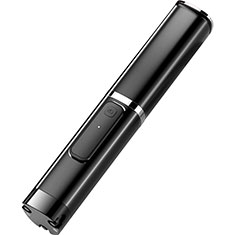 Palo Selfie Stick Tripode Bluetooth Disparador Remoto Extensible Universal T25 para Motorola Moto G9 Plus Negro