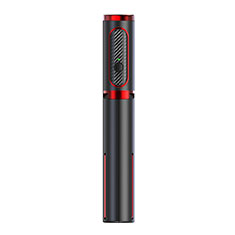Palo Selfie Stick Tripode Bluetooth Disparador Remoto Extensible Universal T27 para Motorola Moto G9 Plus Negro