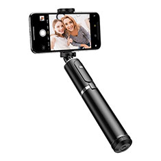 Palo Selfie Stick Tripode Bluetooth Disparador Remoto Extensible Universal T34 para Sony Xperia Z3 Plata y Negro
