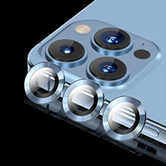 Protector de la Camara Cristal Templado C08 para Apple iPhone 13 Pro Max Azul Claro