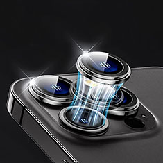 Protector de la Camara Cristal Templado M01 para Apple iPhone 15 Pro Max Negro