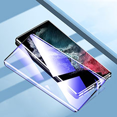 Protector de Pantalla Cristal Templado Integral Anti luz azul para Samsung Galaxy S22 Ultra 5G Negro