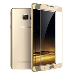 Protector de Pantalla Cristal Templado Integral F03 para Samsung Galaxy Note 5 N9200 N920 N920F Oro