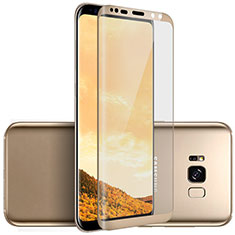 Protector de Pantalla Cristal Templado Integral F06 para Samsung Galaxy S8 Oro