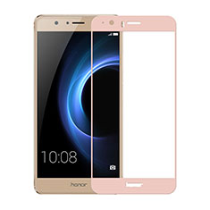 Protector de Pantalla Cristal Templado Integral para Huawei Honor V8 Rosa