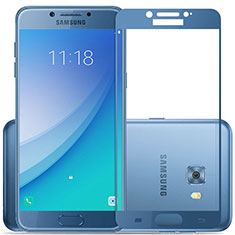 Protector de Pantalla Cristal Templado Integral para Samsung Galaxy C5 Pro C5010 Azul