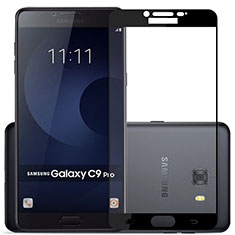 Protector de Pantalla Cristal Templado Integral para Samsung Galaxy C9 Pro C9000 Negro