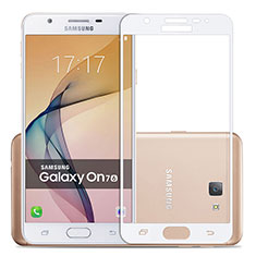 Protector de Pantalla Cristal Templado Integral para Samsung Galaxy On7 (2016) G6100 Blanco