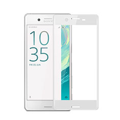 Protector de Pantalla Cristal Templado Integral para Sony Xperia X Performance Dual Blanco