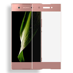 Protector de Pantalla Cristal Templado Integral para Sony Xperia XA1 Oro Rosa
