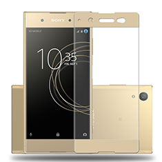 Protector de Pantalla Cristal Templado Integral para Sony Xperia XA1 Plus Oro