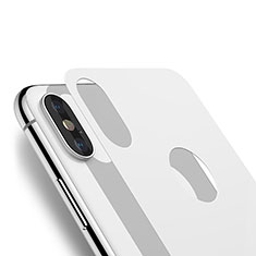 Protector de Pantalla Cristal Templado Trasera B03 para Apple iPhone X Blanco