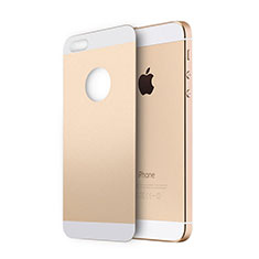 Protector de Pantalla Cristal Templado Trasera para Apple iPhone 5 Oro