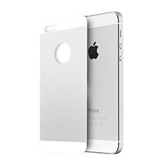 Protector de Pantalla Cristal Templado Trasera para Apple iPhone SE Plata