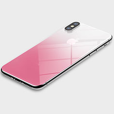 Protector de Pantalla Trasera Gradiente para Apple iPhone X Rosa