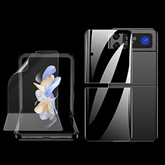 Protector de Pantalla Ultra Clear Frontal y Trasera F02 para Samsung Galaxy Z Flip4 5G Claro