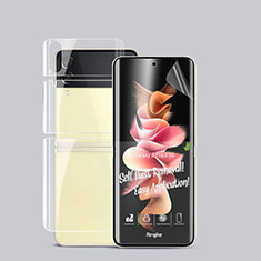 Protector de Pantalla Ultra Clear Frontal y Trasera F06 para Samsung Galaxy Z Flip3 5G Claro