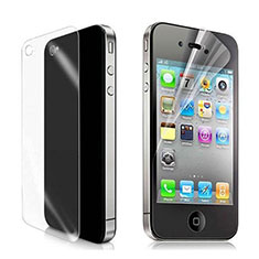 Protector de Pantalla Ultra Clear Frontal y Trasera para Apple iPhone 4S Claro