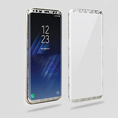 Protector de Pantalla Ultra Clear Frontal y Trasera para Samsung Galaxy S8 Plata