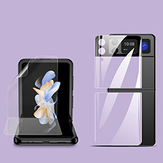 Protector de Pantalla Ultra Clear Frontal y Trasera S01 para Samsung Galaxy Z Flip4 5G Claro