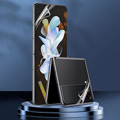 Protector de Pantalla Ultra Clear Frontal y Trasera S02 para Samsung Galaxy Z Flip4 5G Claro