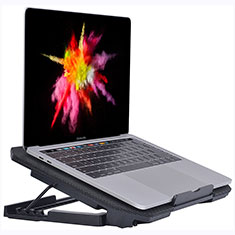 Soporte Ordenador Portatil Refrigeracion USB Ventilador 9 Pulgadas a 16 Pulgadas Universal M16 para Apple MacBook Air 11 pulgadas Negro
