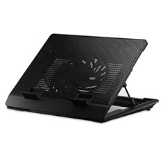 Soporte Ordenador Portatil Refrigeracion USB Ventilador 9 Pulgadas a 16 Pulgadas Universal M23 para Huawei MateBook D15 (2020) 15.6 Negro