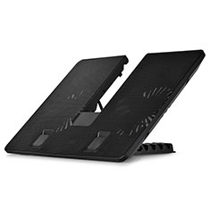 Soporte Ordenador Portatil Refrigeracion USB Ventilador 9 Pulgadas a 16 Pulgadas Universal M25 para Huawei MateBook D14 (2020) Negro