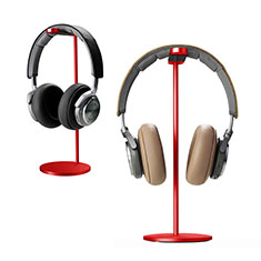Soporte Universal de Auriculares Cascos H01 para Huawei Mate 7 Rojo