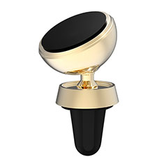 Soporte Universal de Coche Rejilla de Ventilacion Magnetico Sostenedor C02 para Sony Xperia L3 Oro