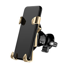 Soporte Universal de Coche Rejilla de Ventilacion Sostenedor A03 para Apple iPhone 11 Pro Max Oro