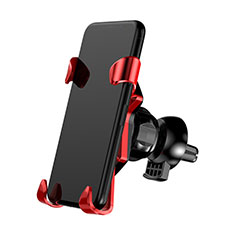 Soporte Universal de Coche Rejilla de Ventilacion Sostenedor A03 para Huawei Enjoy 9 Plus Rojo
