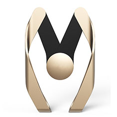 Soporte Universal de Coche Rejilla de Ventilacion Sostenedor M21 para Motorola Moto G4 Plus Oro