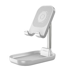 Soporte Universal De Movil Sostenedor K18 para Samsung Galaxy M21 2021 Plata