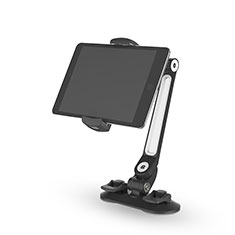 Soporte Universal Sostenedor De Tableta Tablets Flexible H02 para Apple iPad 3 Negro