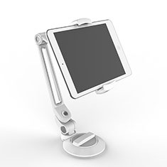 Soporte Universal Sostenedor De Tableta Tablets Flexible H12 para Samsung Galaxy Note 10.1 2014 SM-P600 Blanco