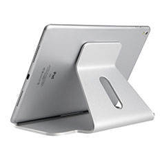 Soporte Universal Sostenedor De Tableta Tablets Flexible K21 para Apple iPad 4 Plata