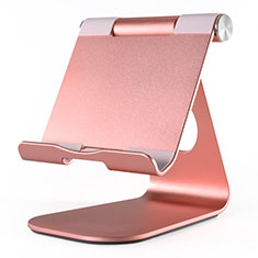 Soporte Universal Sostenedor De Tableta Tablets Flexible K23 para Apple iPad 4 Oro Rosa