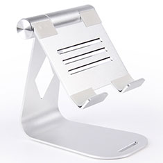 Soporte Universal Sostenedor De Tableta Tablets Flexible K25 para Apple iPad 2 Plata